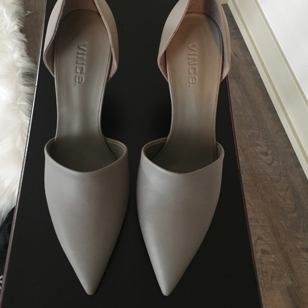Vince grey heels