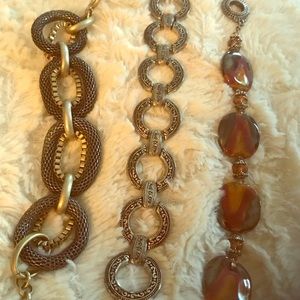 3 women's Bracelets sold as package