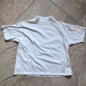 brandy melville mock turntleneck tee