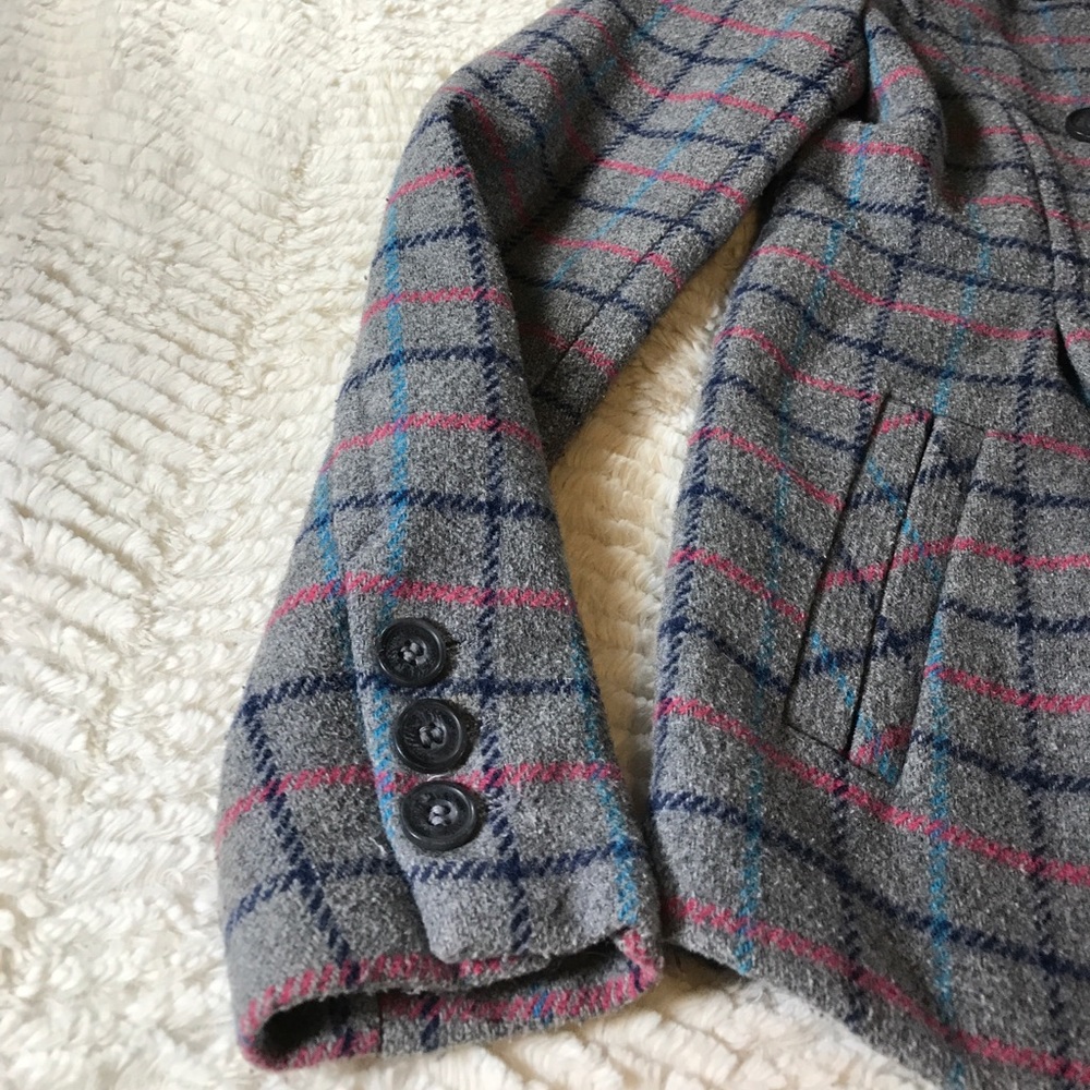 Aropostale Grey Double Button Down Jacket Hoodie - image 4