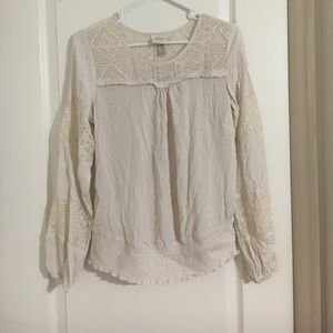 Long sleeve blouse