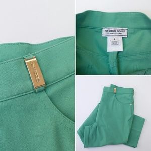 St John Sport Jeans with Gold Logo Hardware