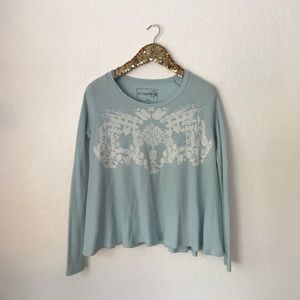 ❗️SOLD // Blue Free People Thermal