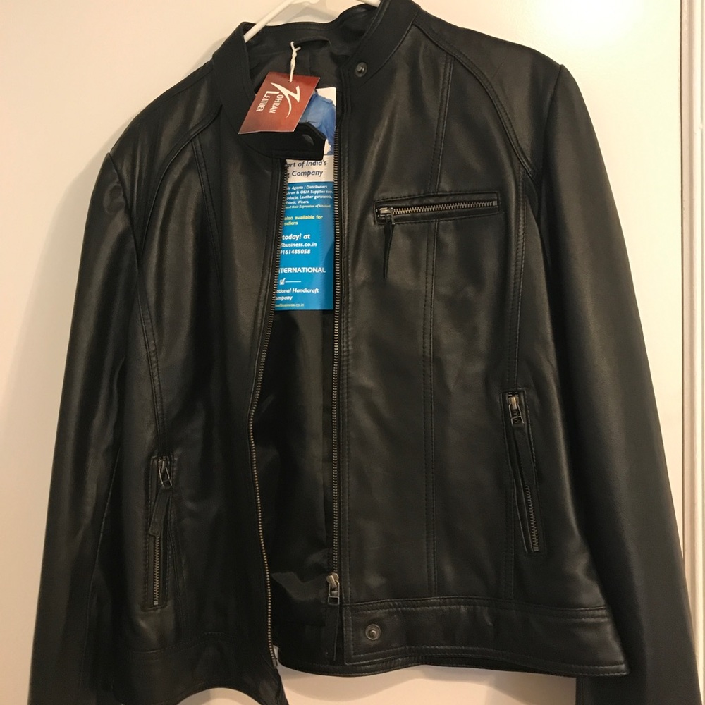 Leather jacket-NWT! - Picture 2 of 6