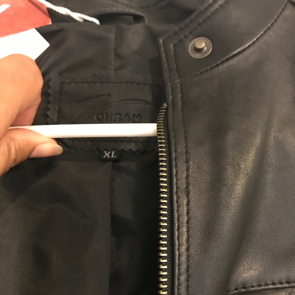 Leather jacket-NWT! - Picture 5 of 6