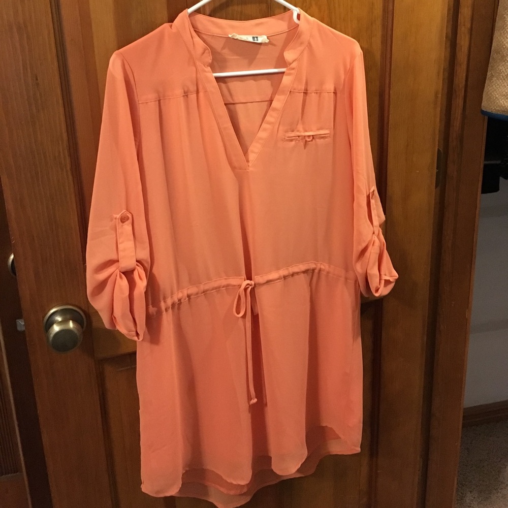 Orange dress