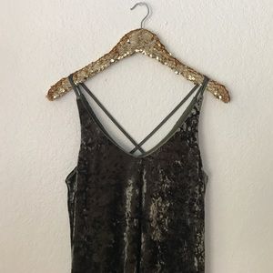 ❗️SOLD // Velvet Midi Dress