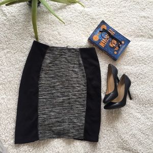 H&M tweed pencil skirt
