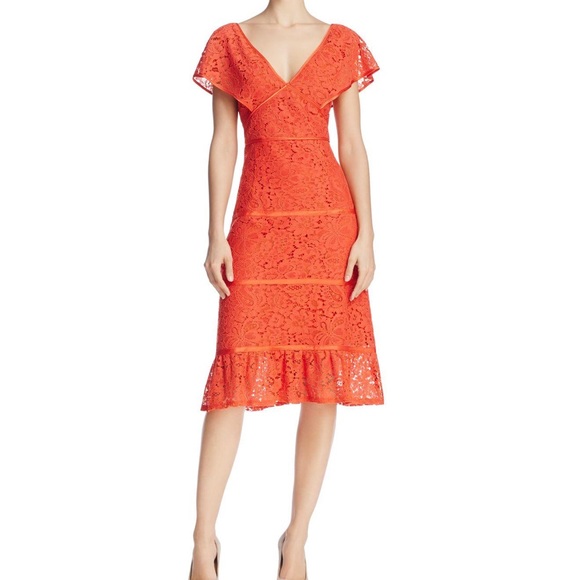 Nanette Lepore Dresses & Skirts - •Nanette Lepore• Lace Flutter Sleeve Dress