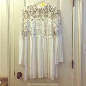 Altar'd State White Lace Dress