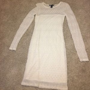 White lace dress