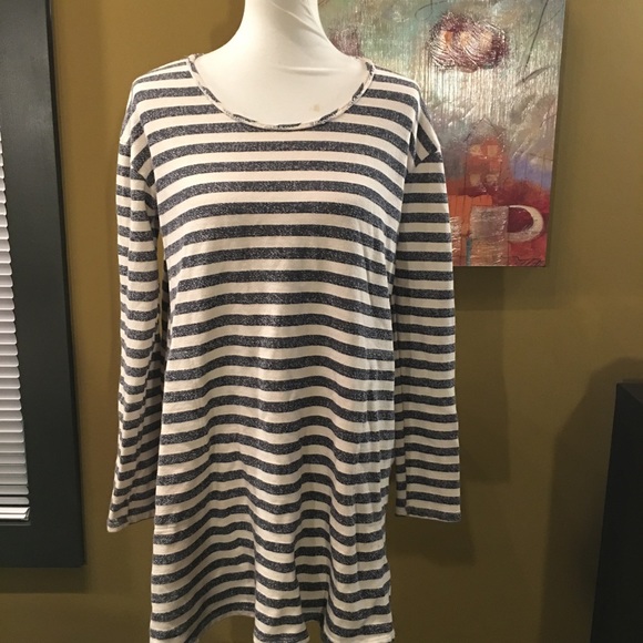 Free people white and gray dress - Picture 4 of 4