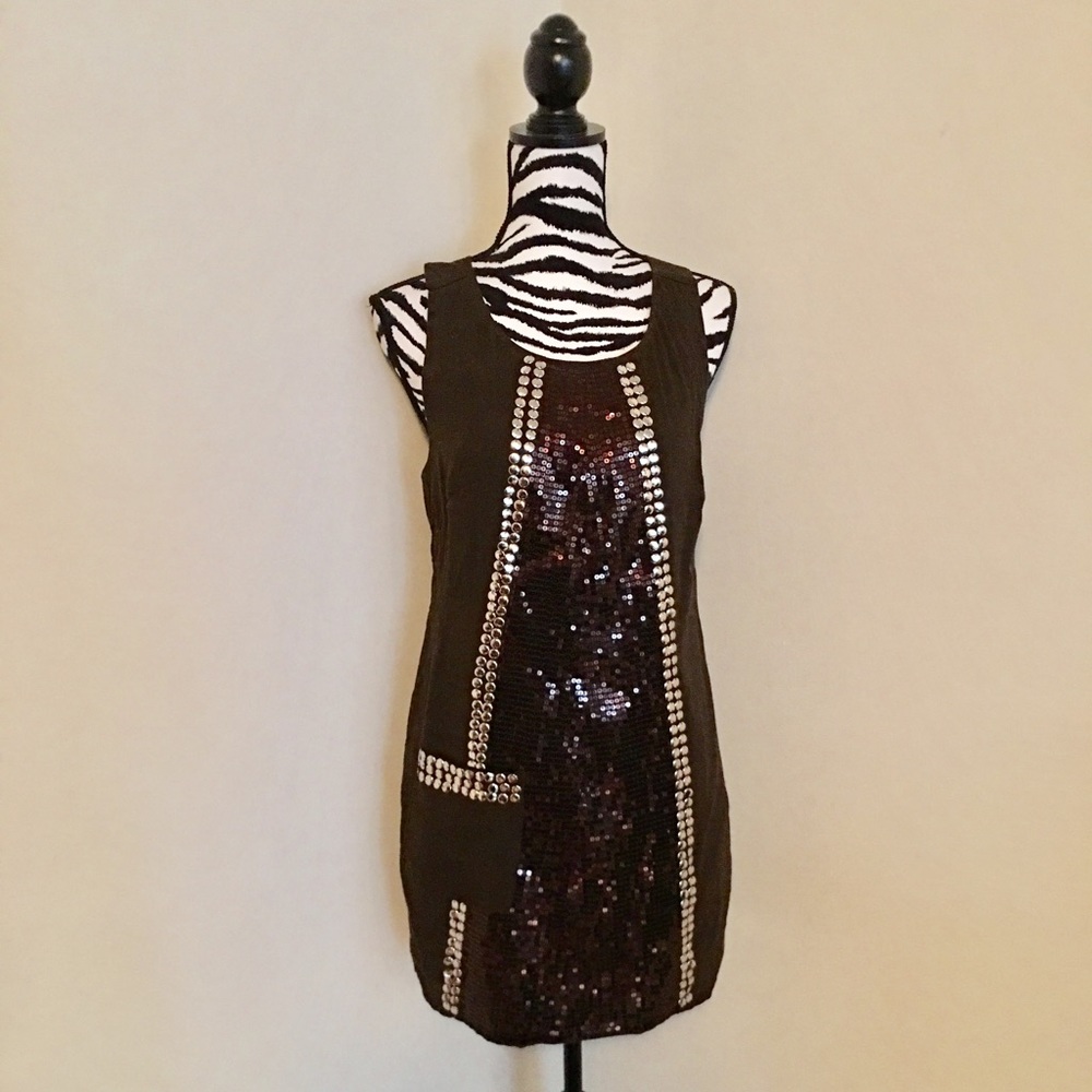 Sexy sequence dress or tunic w/ jeans!