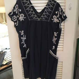 Easy throw on boho style dress from Lucky Brand