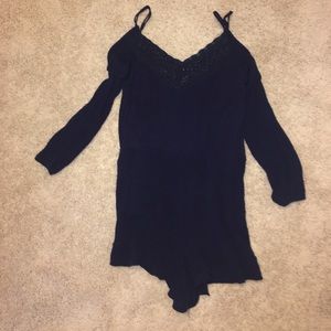 Navy blue romper