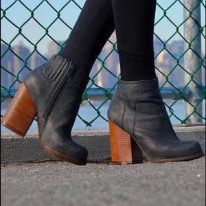 Jeffrey Campbell chunky heel booties
