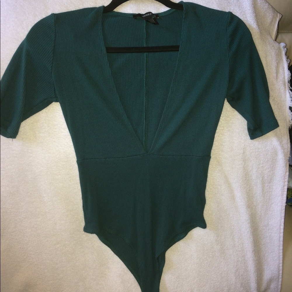 Dark teal bodysuit