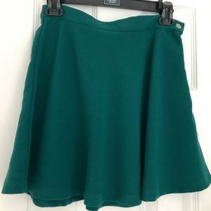 Forever 21 Green Skater Skirt