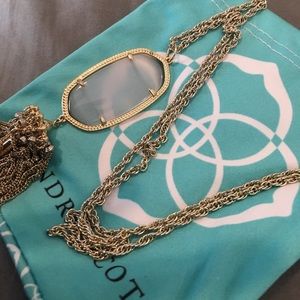 Kendra Scott Rayne Necklace in Slate.