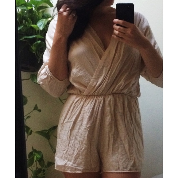 Blush Beige boho Romper - Picture 8 of 8