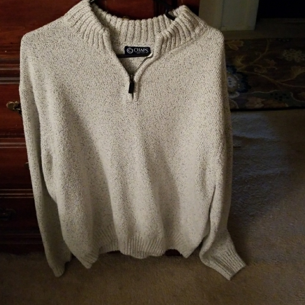 1/4 zip sweater never worn!!