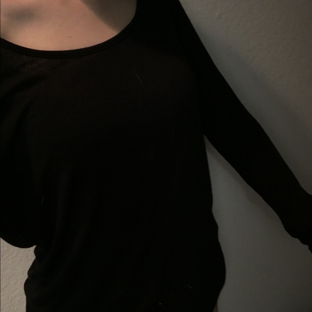 Plain black shirt