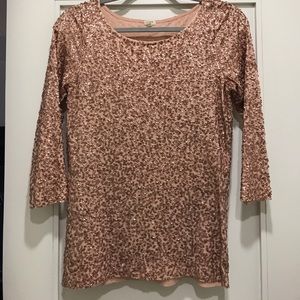 ✨ Jcrew pink sequin top ✨