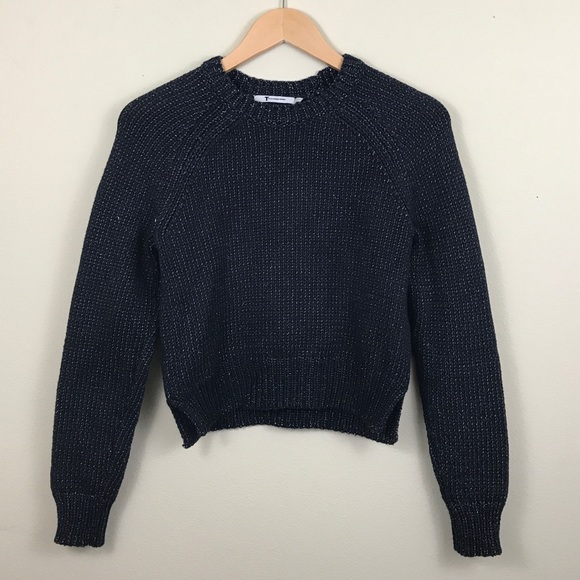 T by Alexander Wang Sweaters - T by Alexander Wang Black Cropped sweater