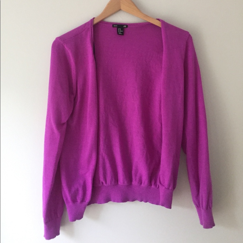 Magenta cardigan