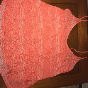 NWT old navy orange/pink blouse