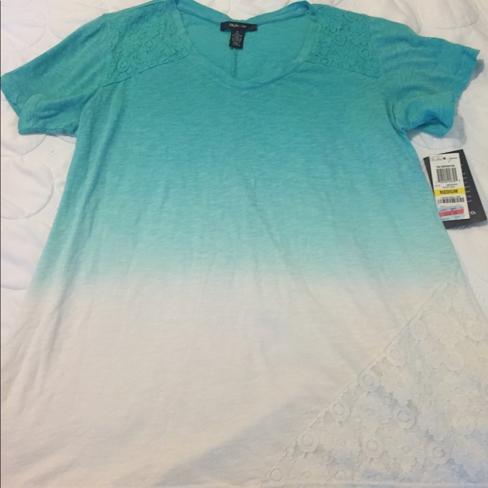 Sale ✨Style&Co A-line tshirt with lace detailing