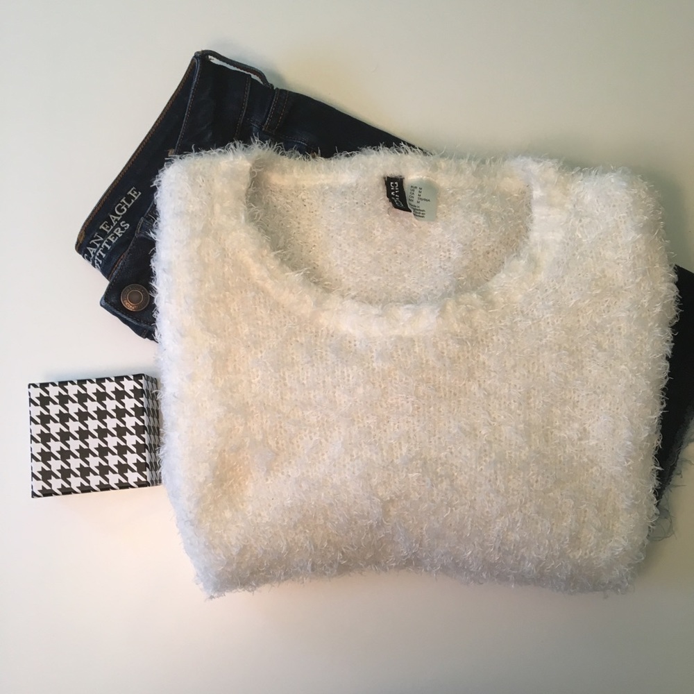 Forever 21 white sweater