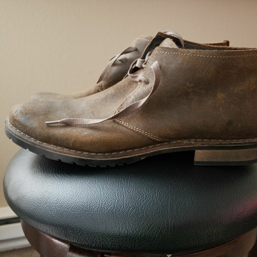 John Varvatos Chukka Suede Boot Size 12 Brand New