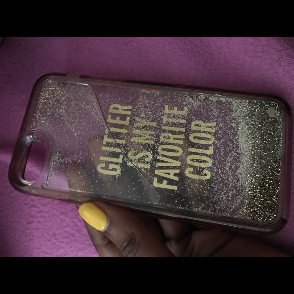 iPhone 7 glitter case