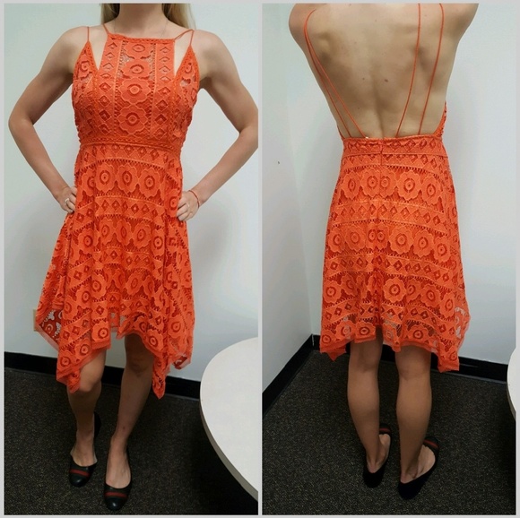FP Like Honey Asymmetrical Lace Dress