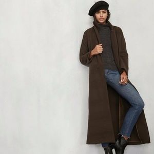 SOLD! Reformation Brunswick Coat Robinhood Brown