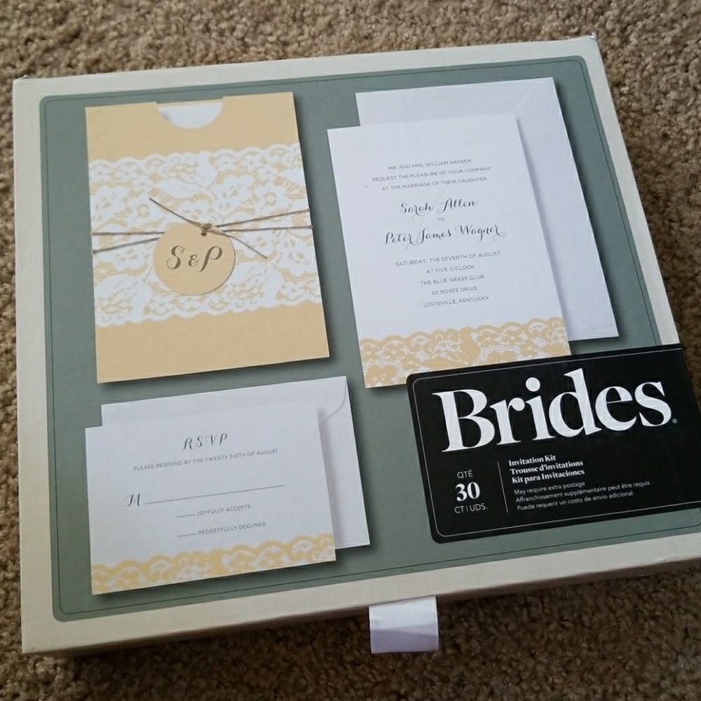 Brides Custom Invitation Kit