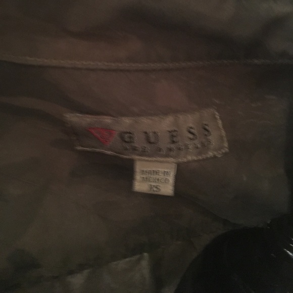 GUESS* Camo Button Down Dress - Picture 4 of 4