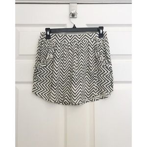 O'Neill chevron mini skirt