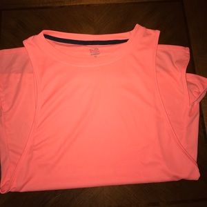 Coral muscle workout tank