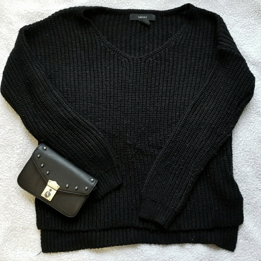 F21 oversized sweater