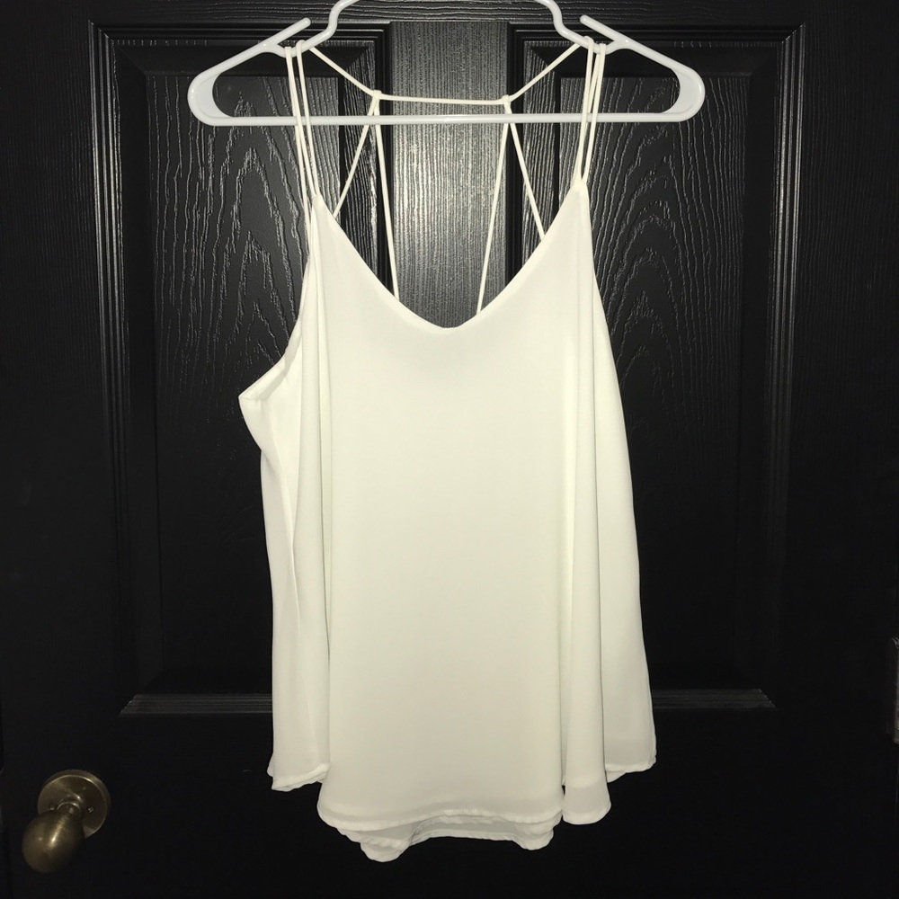 Bind Us Together Open Back Blouse Tank