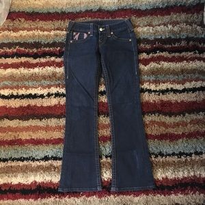 True Religion Red Pocket Jeans