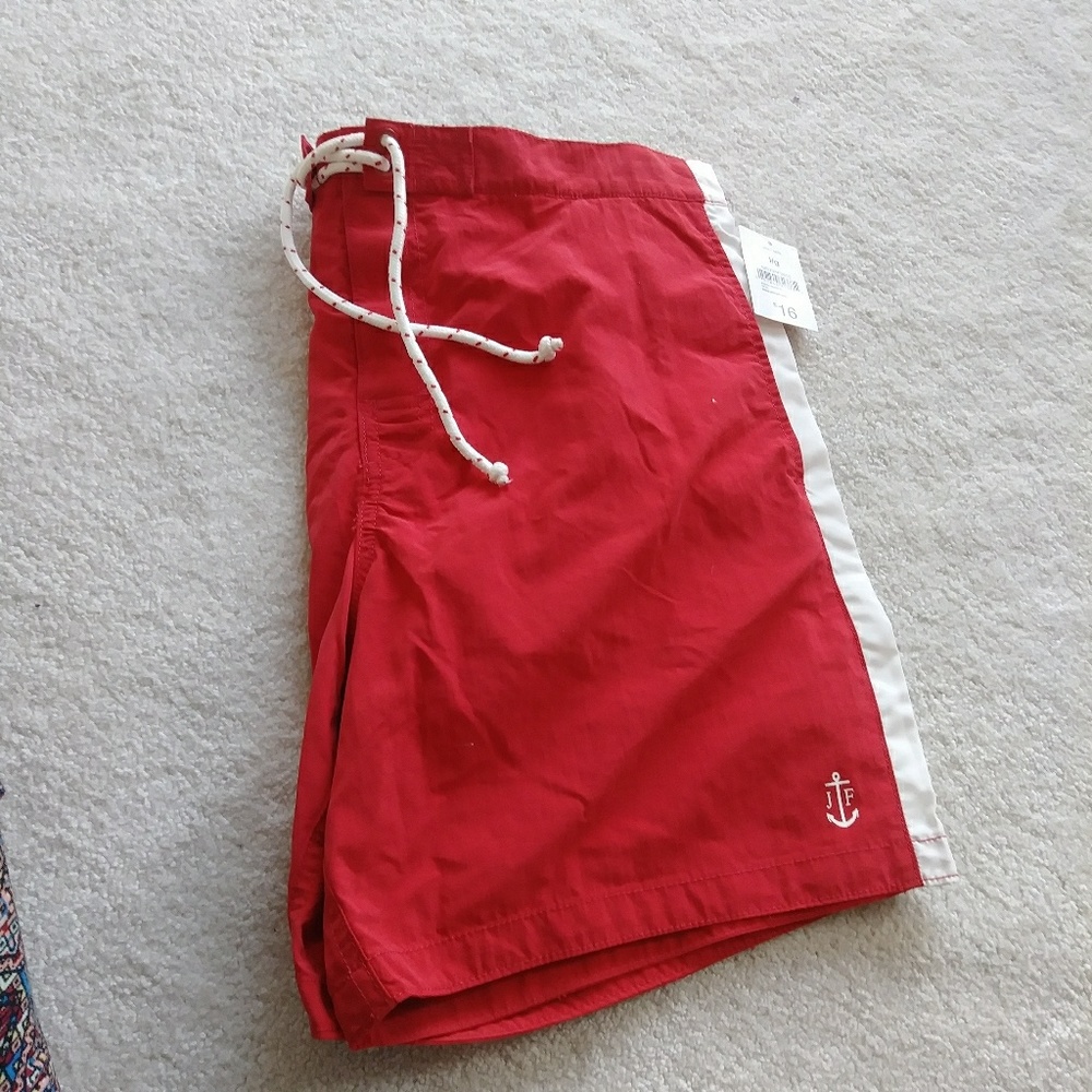 Joe Fresh red board short swim short