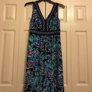 Boho Sleeveless Maxi Dress NWOT