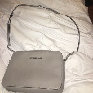 Beautiful grey crossbody bag