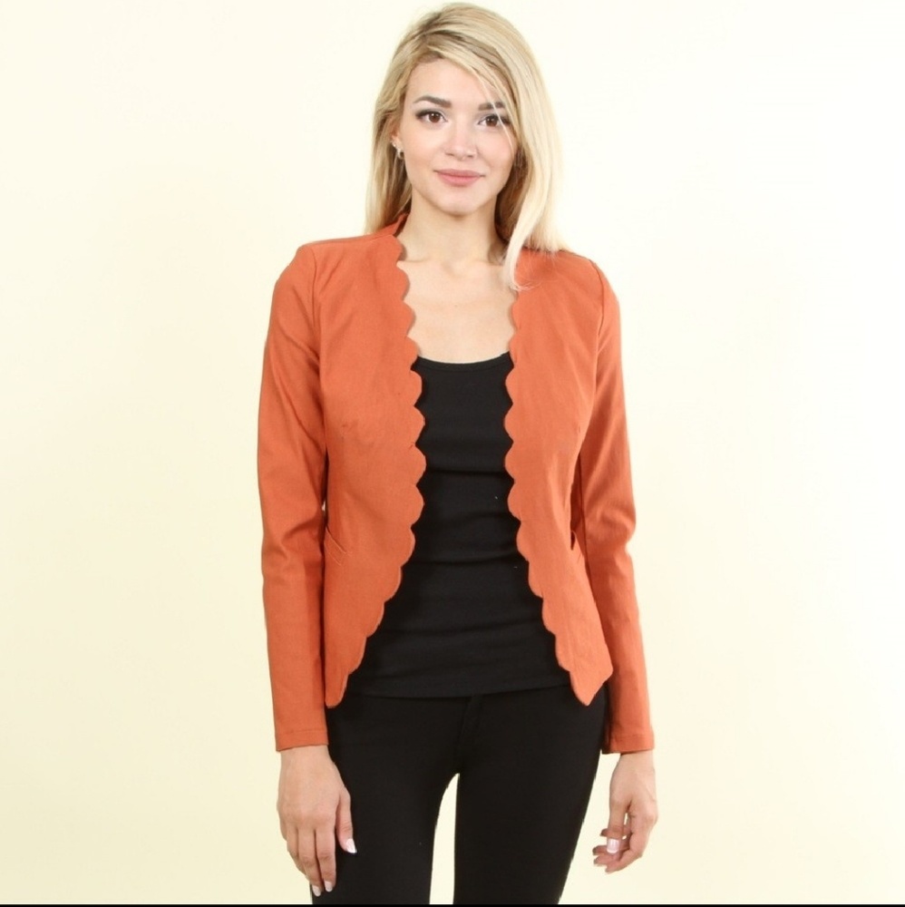 Scout Scallop Trim Blazer