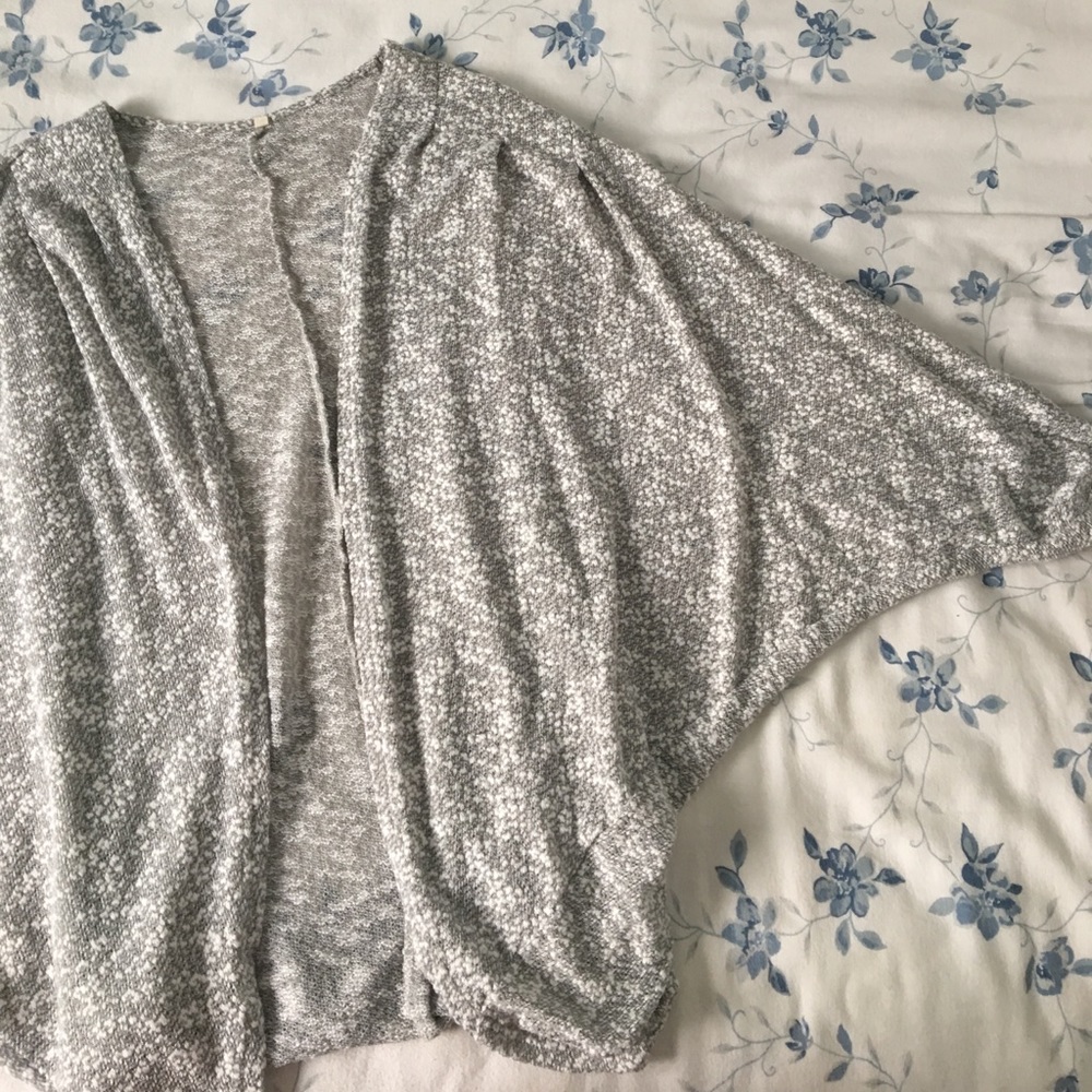 Grey Dolman Cardigan