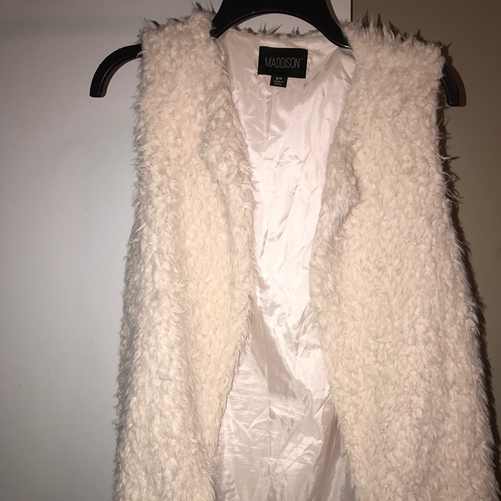 Faux fur vest