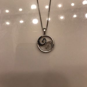 Open Hearts Wave Necklace